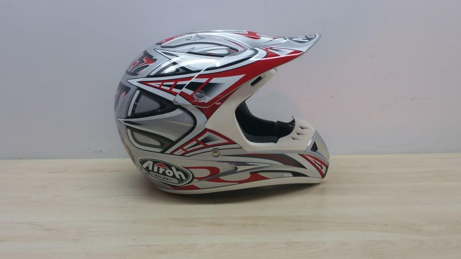 airoh casco da moto cross enduro airoh helmet runner star rosso new tg. xl 134 - foto 3