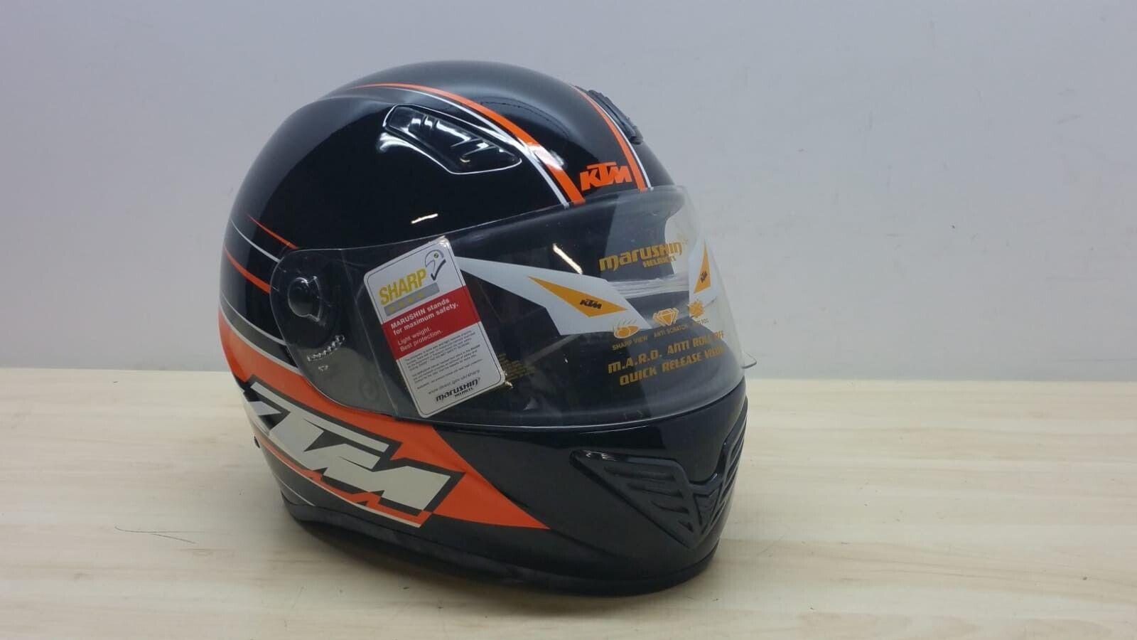  casco integrale da moto marushin ktm street evo helmet nero lucido tg. l *138 - foto 1