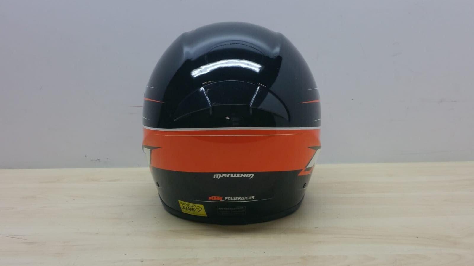  casco integrale da moto marushin ktm street evo helmet nero lucido tg. l *138 - foto 2