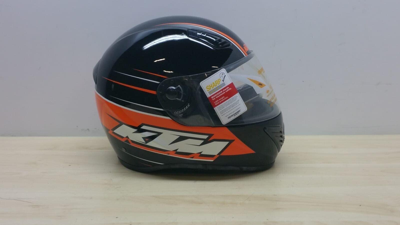  casco integrale da moto marushin ktm street evo helmet nero lucido tg. l *138 - foto 4