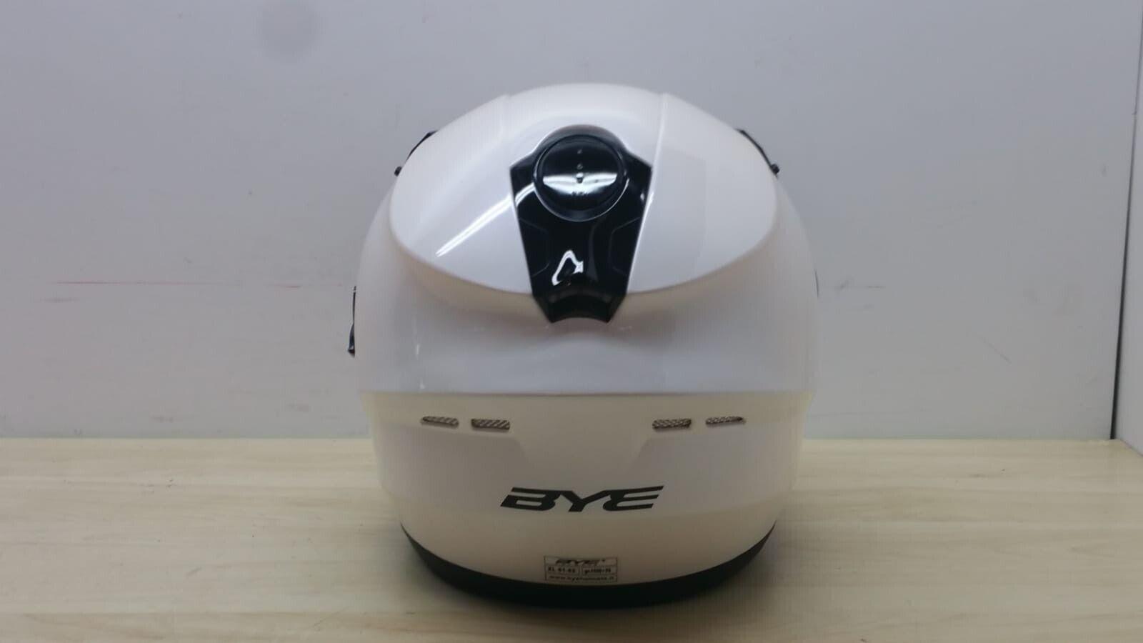  casco integrale da moto bye helmet yamaha motor str8-w bianco  tg. xl *139 - foto 2