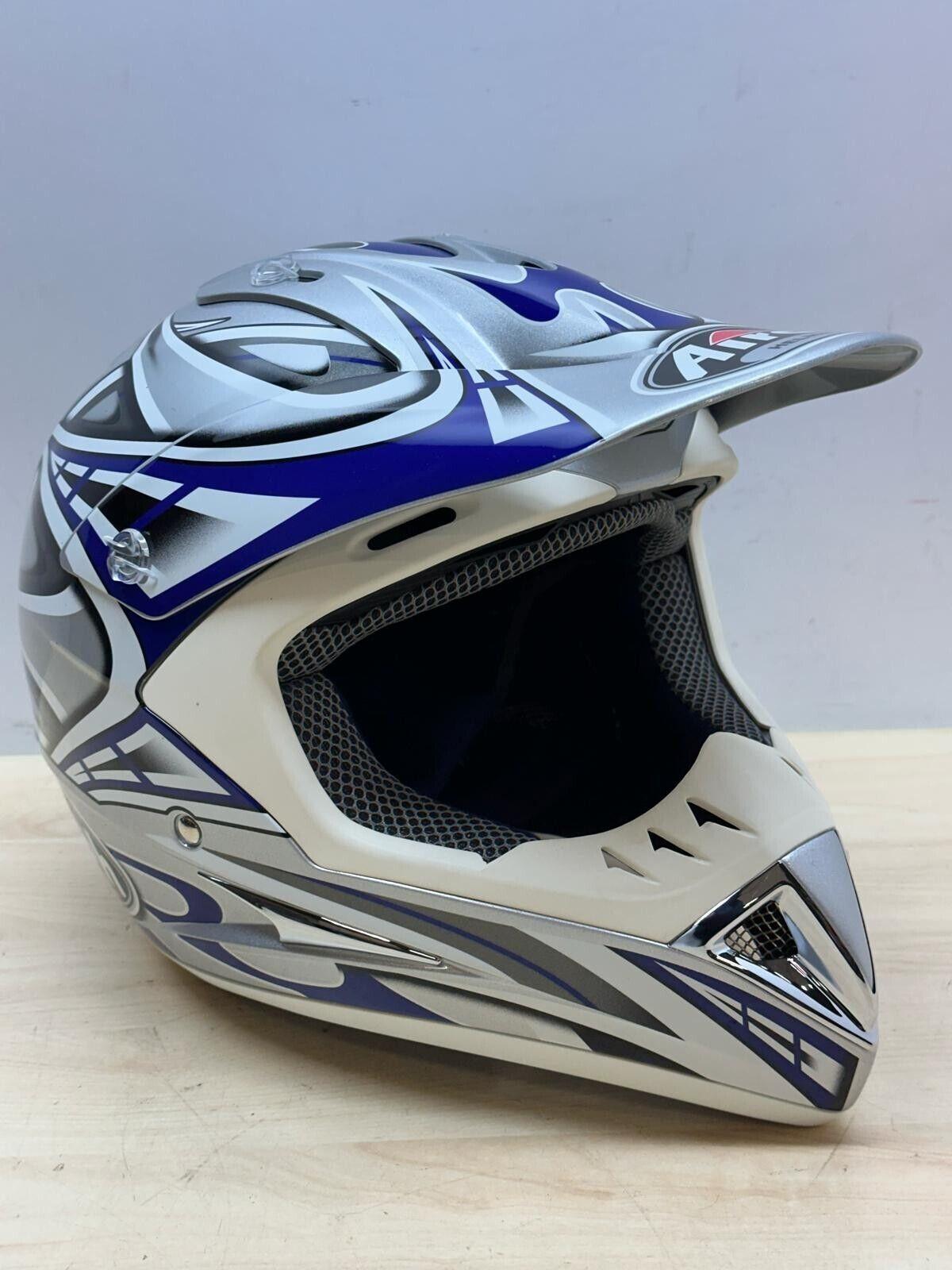 airoh casco da moto cross enduro airoh helmet runner star new blu bianco tg. xl 150 - foto 1