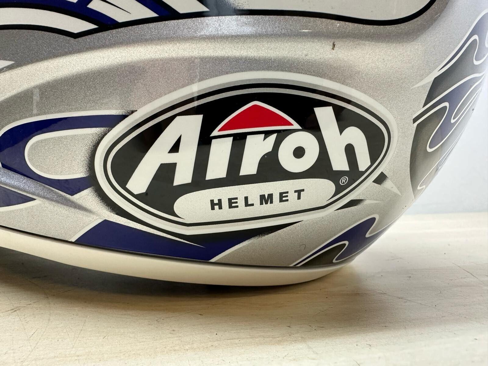 airoh casco da moto cross enduro airoh helmet runner star new blu bianco tg. xl 150 - foto 3