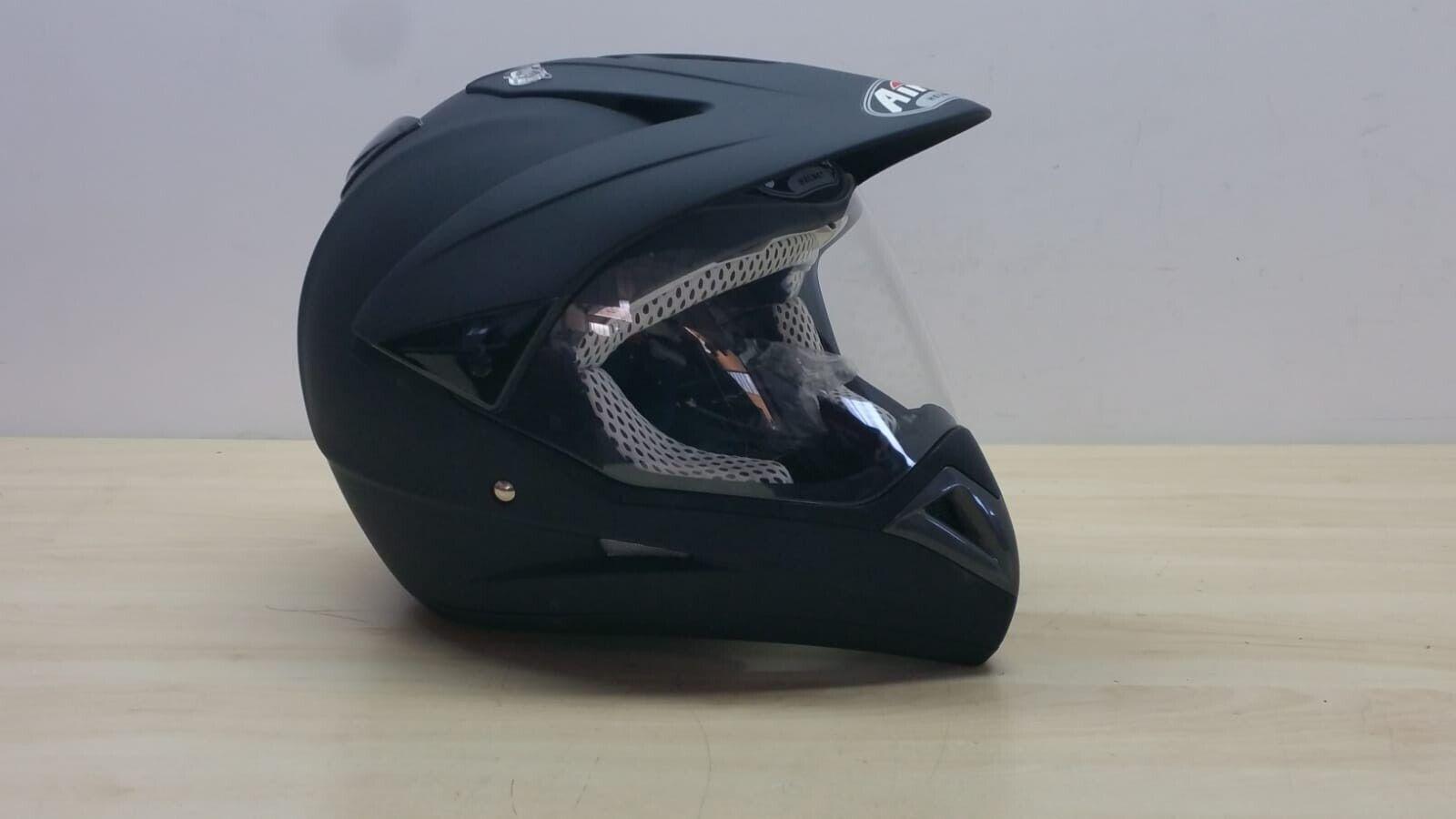 airoh casco da moto enduro motard airoh s4 helmet nero matt. opaco tg. xl 151 - foto 1