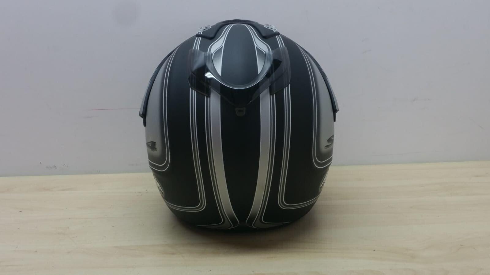 airoh casco moto enduro motard airoh s4 round helmet nero opaco tg. xl *152 - foto 2