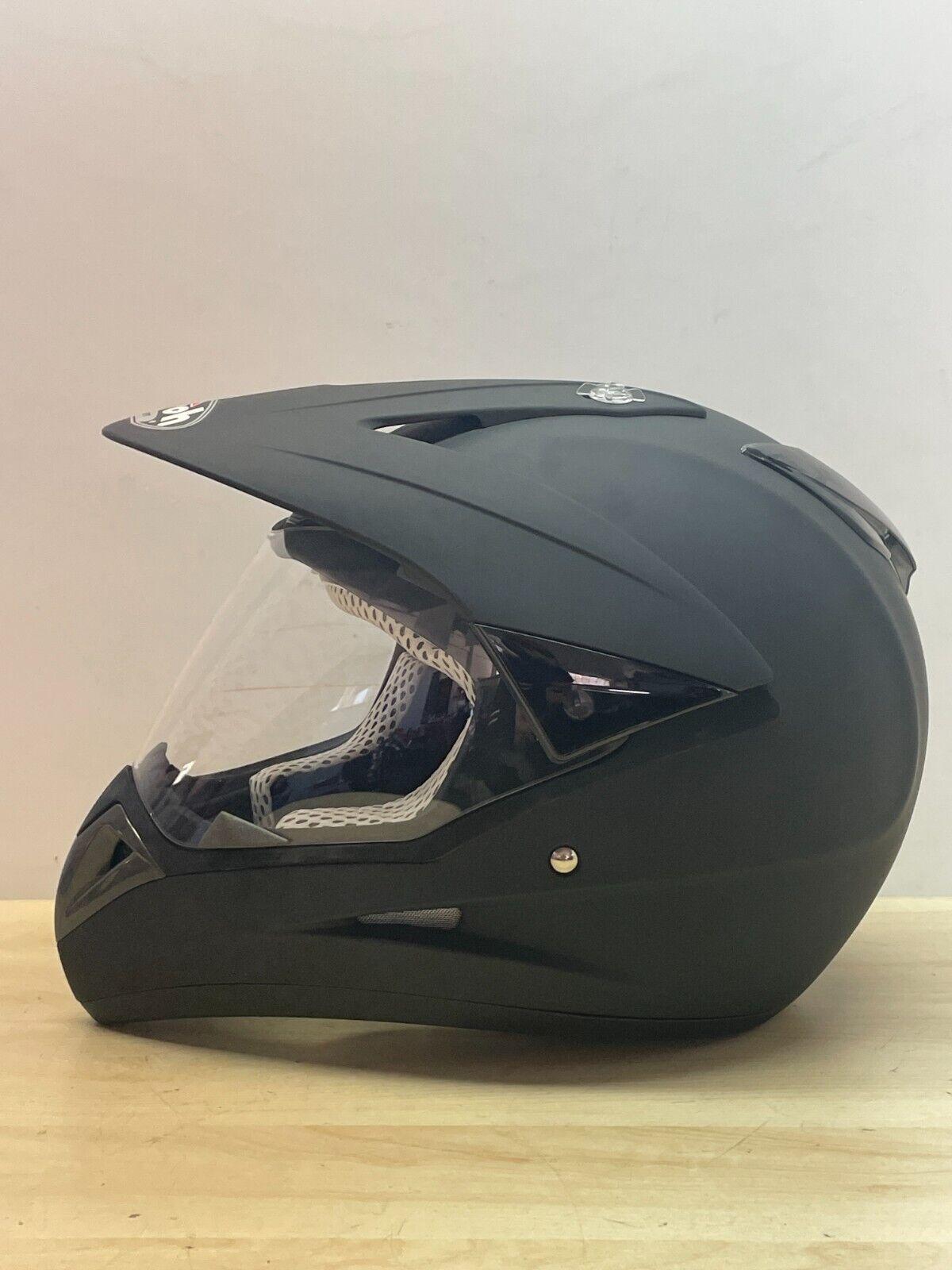 airoh casco integrale da moto enduro motard airoh s4 helmet nero matt opaco tg. l 153 - foto 4