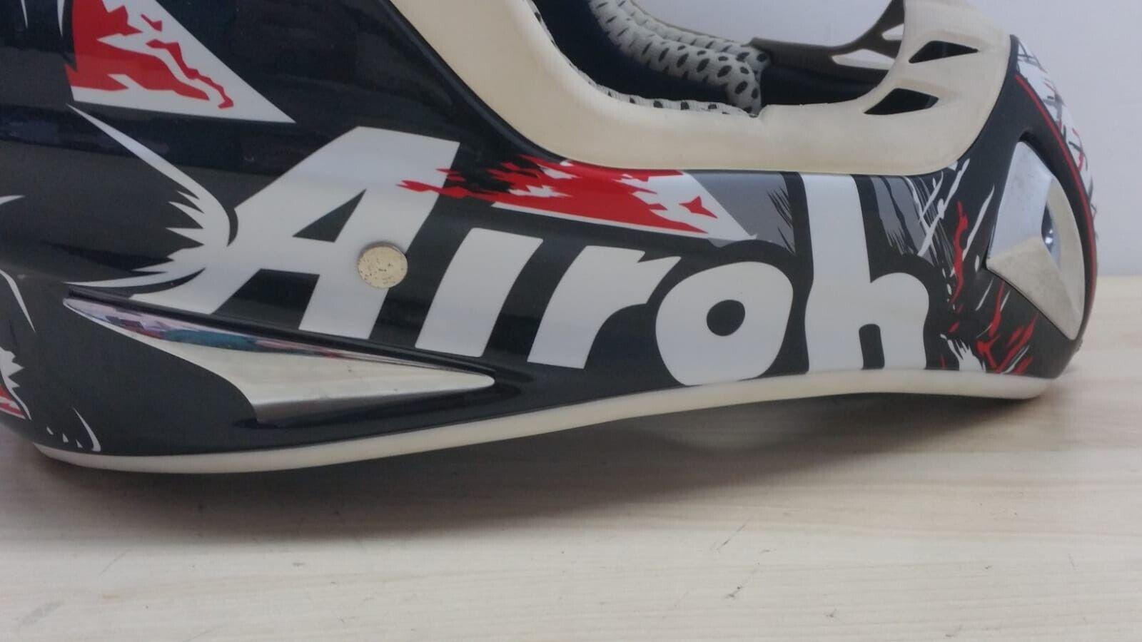 airoh casco da moto cross airoh helmet stelt senior view nero lucido tg. xl 155 - foto 3