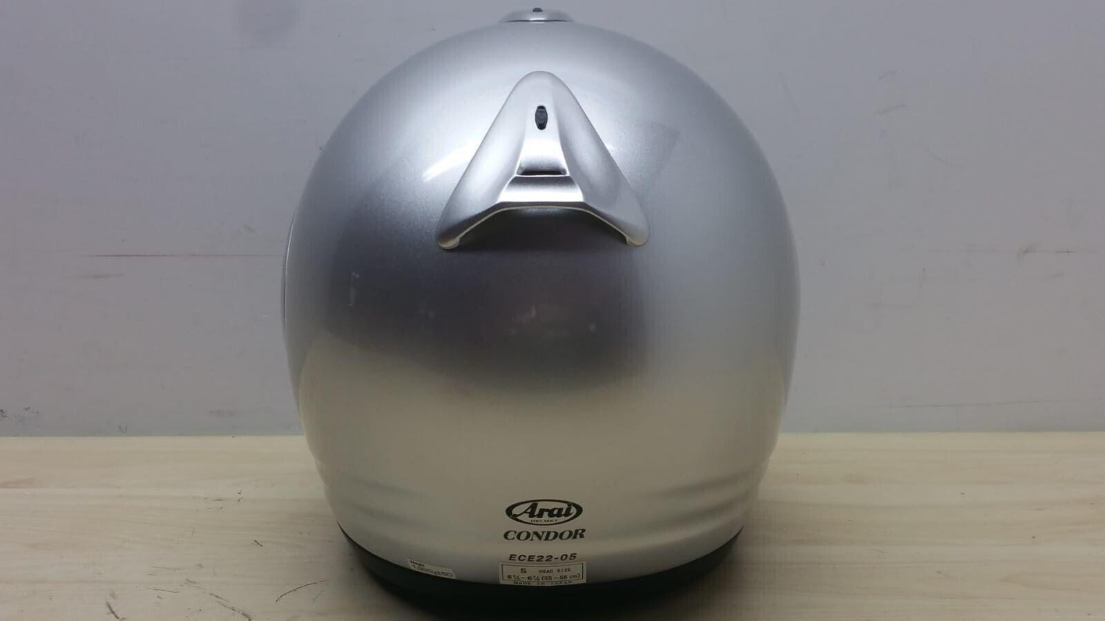 arai casco da moto integrale arai helmet condor pinlock silver lucido tg. s *157 - foto 2