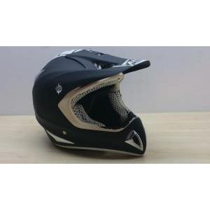 Casco da moto cross enduro  stelt senior land  nero opaco tg. m *13d
