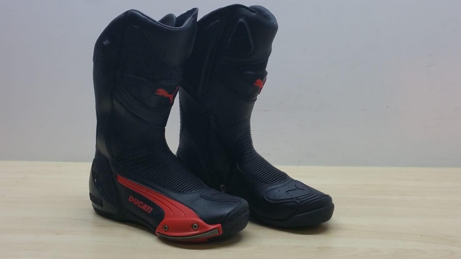 ducati stivali da moto superbike stradali in pelle ducati desmo black puma red tg 42 3 - foto 1
