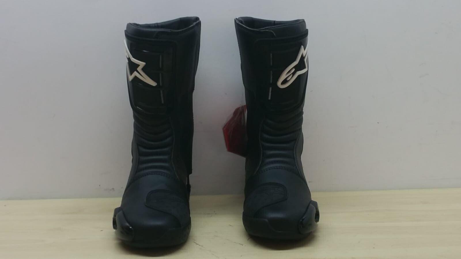  stivali da moto superbike stradale in pelle alpinestar smx-4 nero tg. 41 15 - foto 2