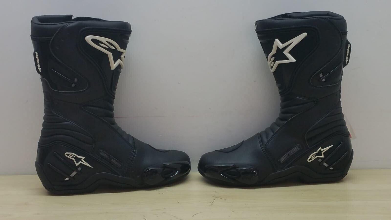  stivali da moto superbike stradale in pelle alpinestar smx-4 nero tg. 41 15 - foto 3
