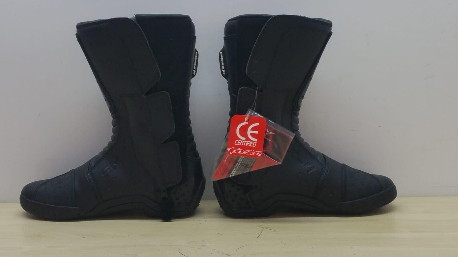  stivali da moto superbike stradale in pelle alpinestar smx-4 nero tg. 41 15 - foto 4