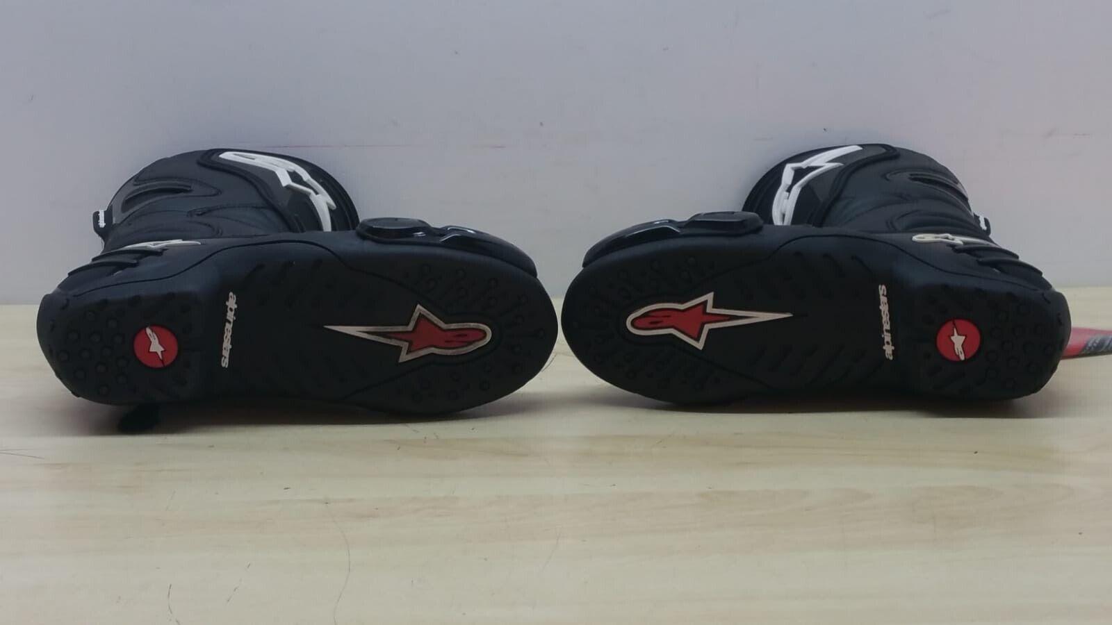  stivali da moto superbike stradale in pelle alpinestar smx-4 nero tg. 41 15 - foto 5