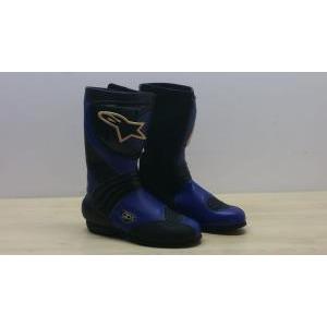 Stivali da moto superbike stradali in pelle  gps black-blue tg 41 16