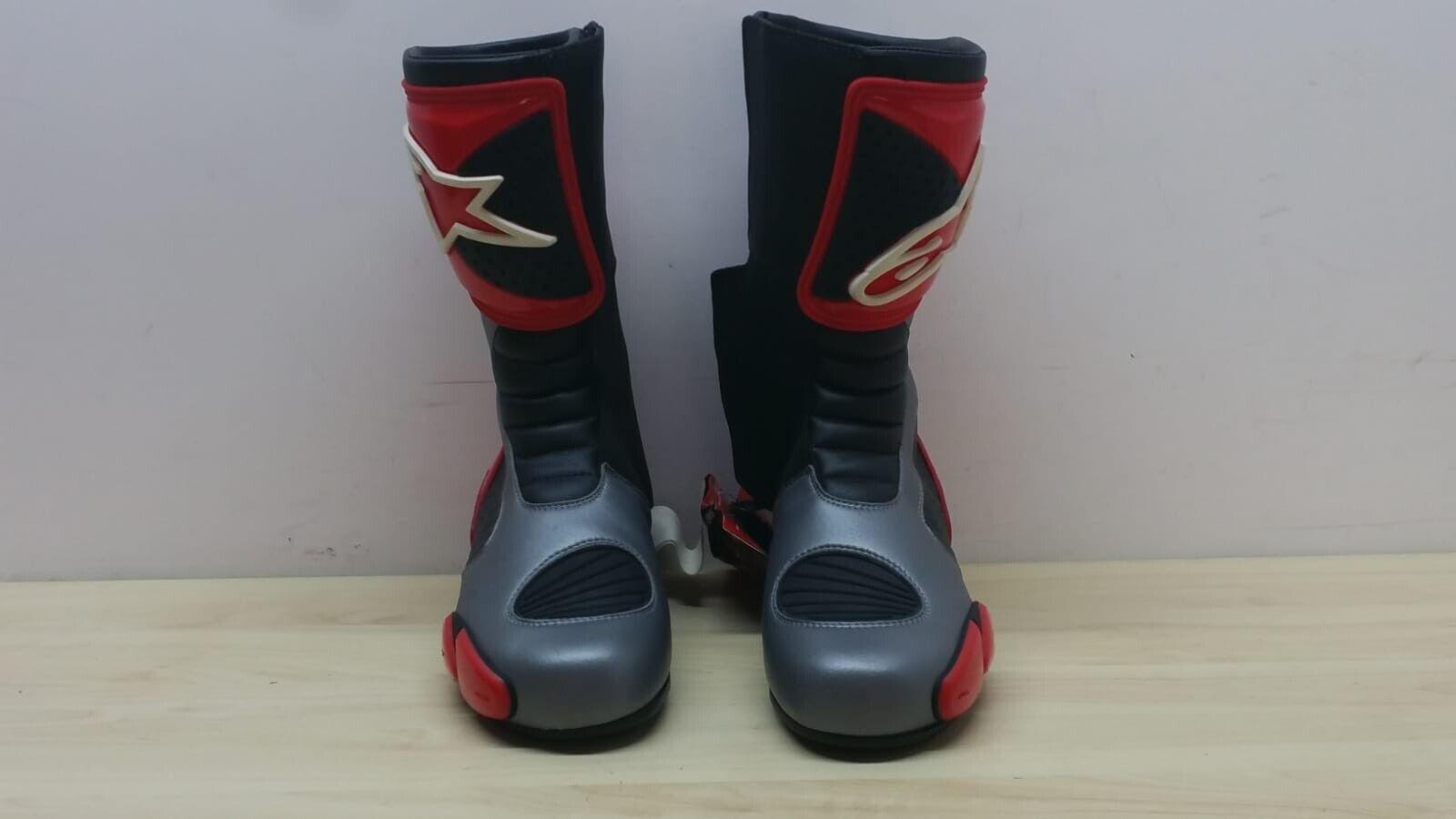 alpinestars stivali da moto superbike stradali alpinestars gps-3 black red tg. 42 20 - foto 4