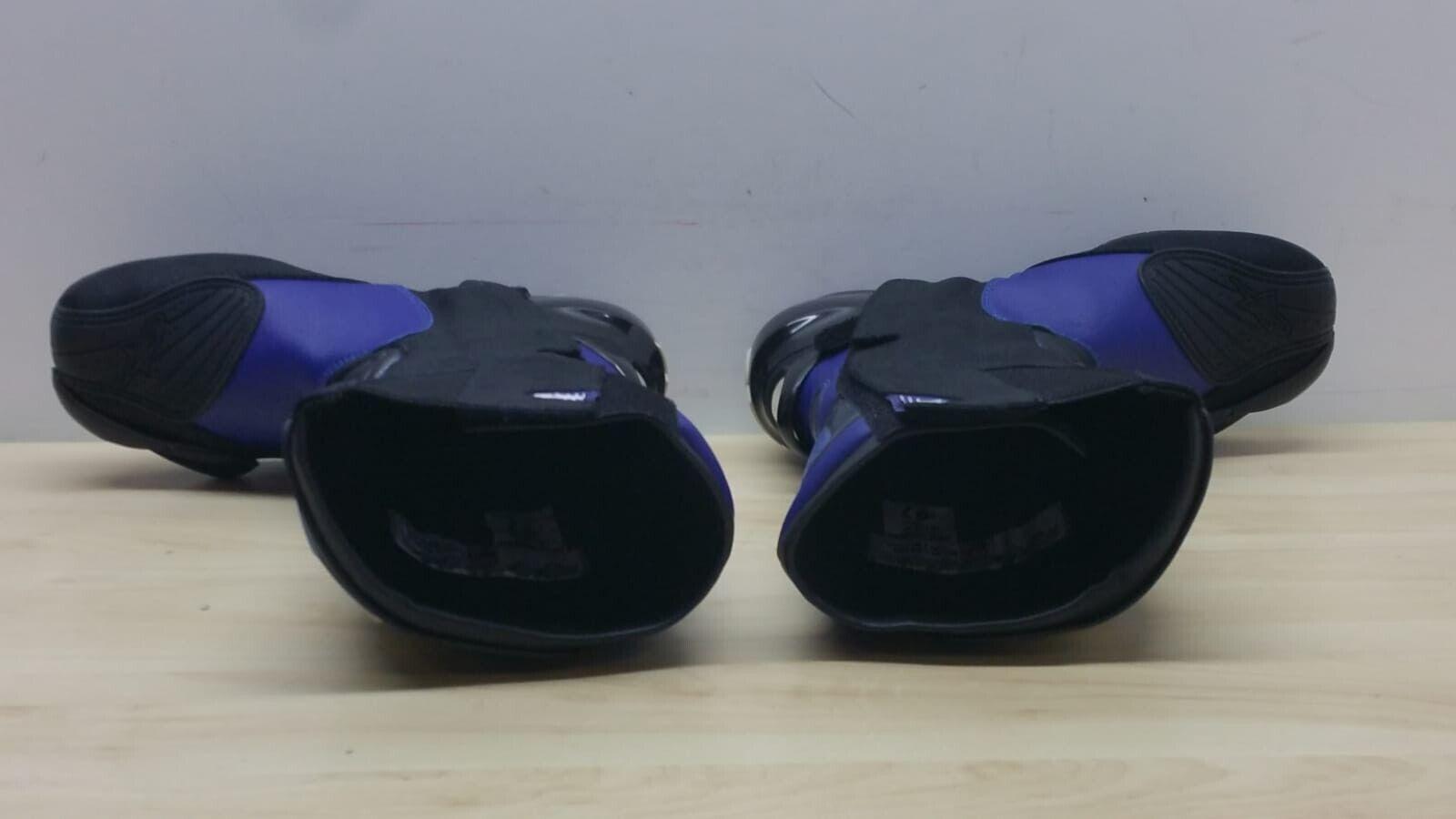  stivale da moto superbike stradale in pelle alpinestar s-mx blu tg. 41 21 - foto 5