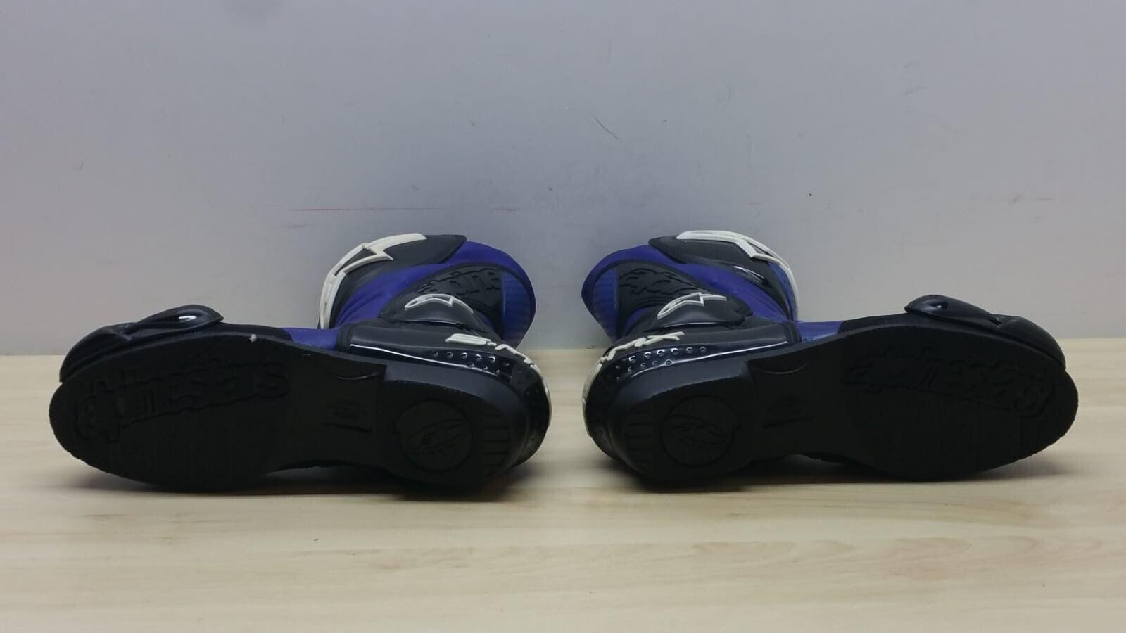  stivale da moto superbike stradale in pelle alpinestar s-mx blu tg. 41 21 - foto 6