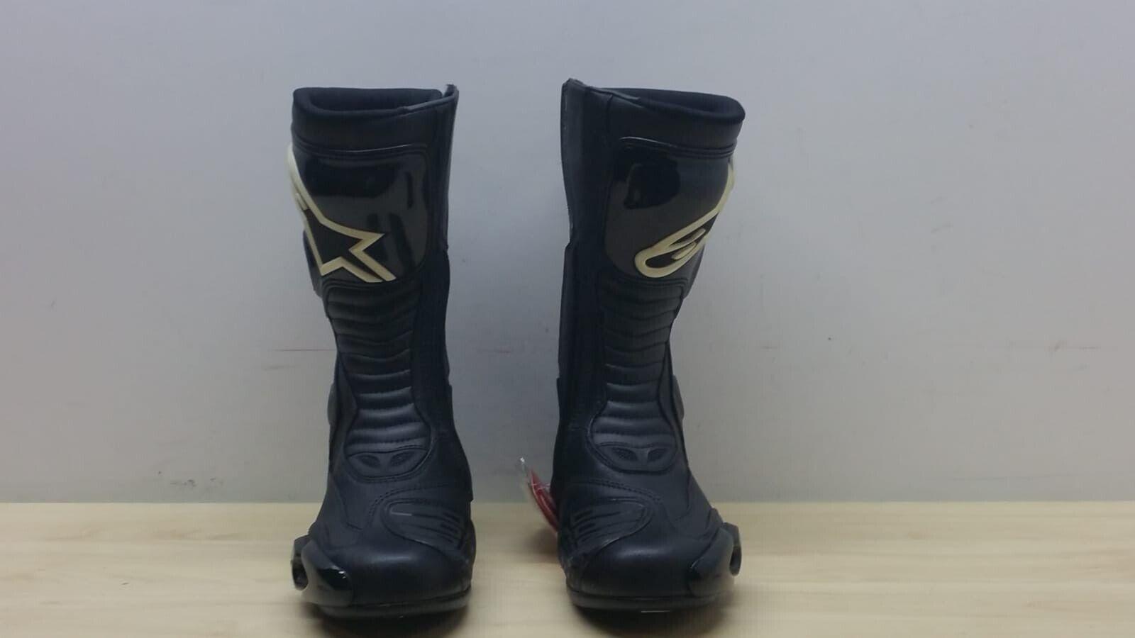 alpinestars stivali da moto superbike stradali in pelle alpinestars s-mx5 black tg. 41 23 - foto 3