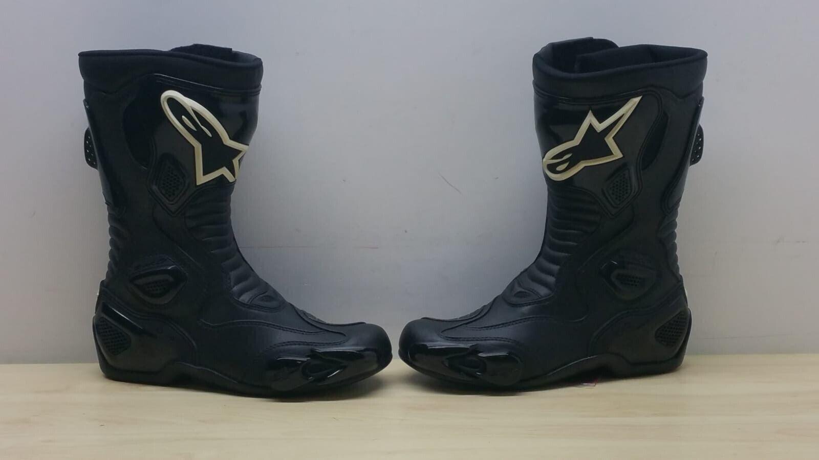 alpinestars stivali da moto superbike stradali in pelle alpinestars s-mx5 black tg. 41 23 - foto 4