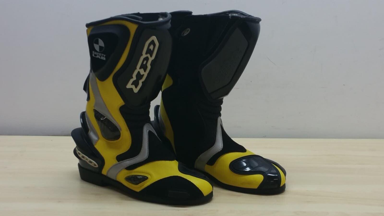 spidi stivali da moto in pelle superbike stradale spidi xp 1 racing giallo tg. 40 - foto 1