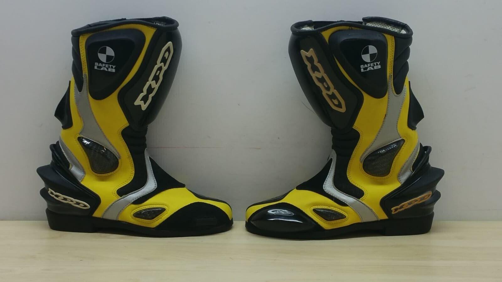 spidi stivali da moto in pelle superbike stradale spidi xp 1 racing giallo tg. 40 - foto 2