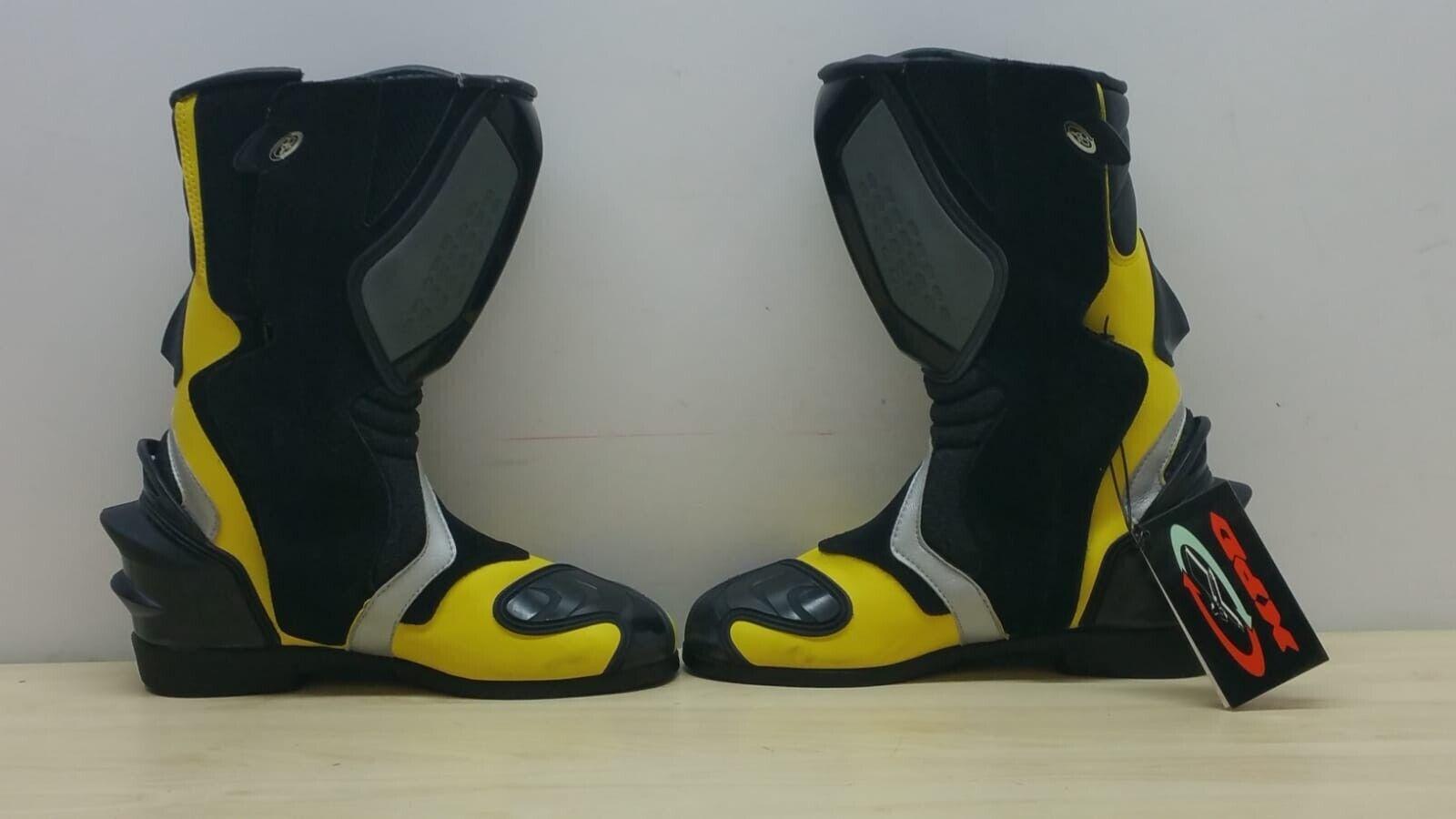 spidi stivali da moto in pelle superbike stradale spidi xp 1 racing giallo tg. 40 - foto 4