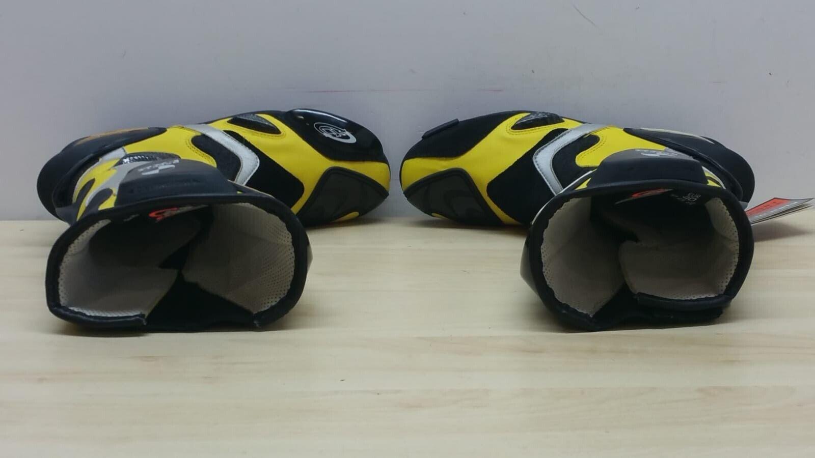 spidi stivali da moto in pelle superbike stradale spidi xp 1 racing giallo tg. 40 - foto 5