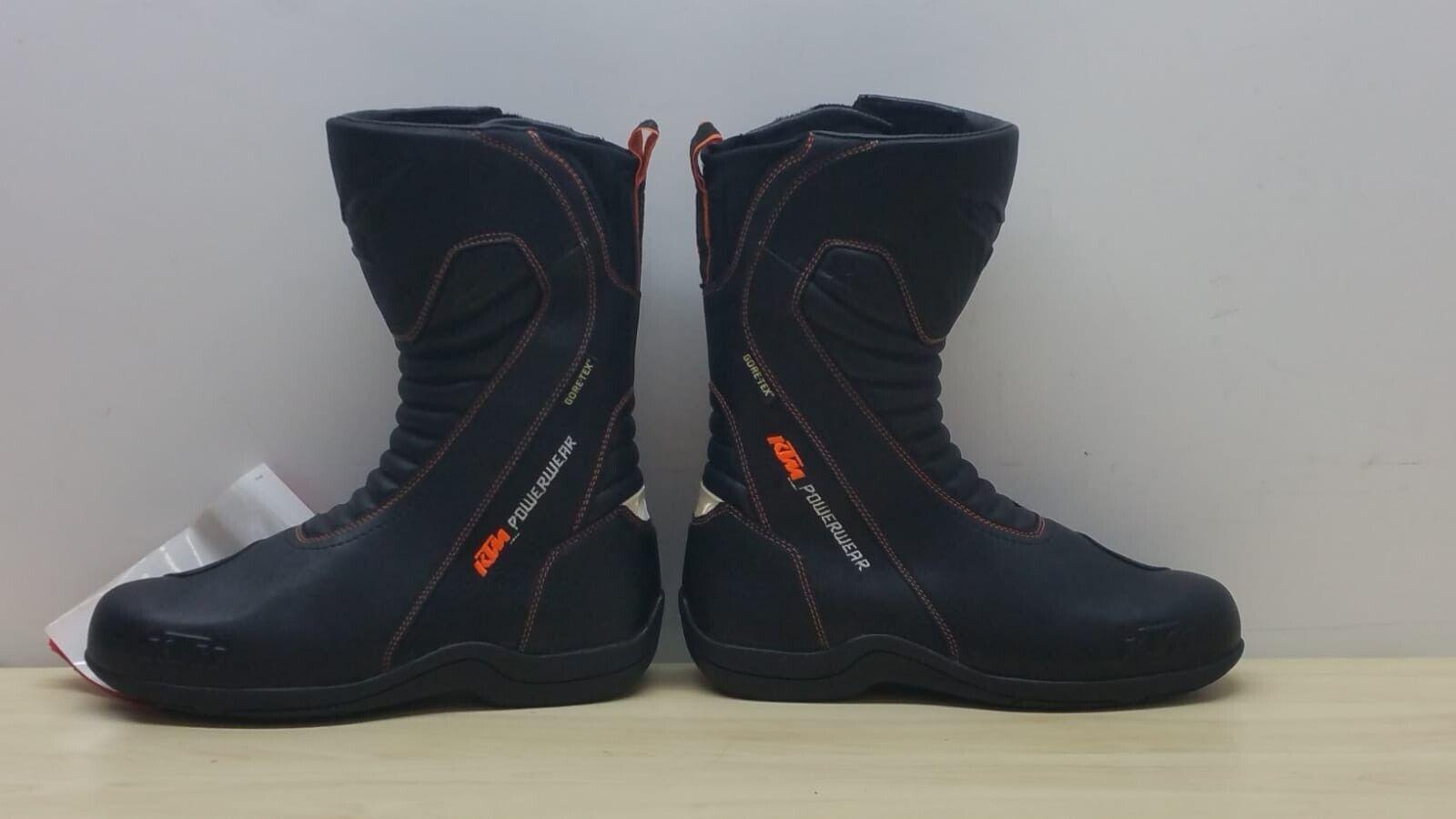 ktm stivali da moto in pelle tech ktm touning goretex black orange tg. 44  28 - foto 5