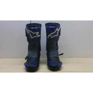 Stivale da moto superbike stradale in pelle  s-mx plus blu tg. 44
