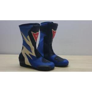 Stivale da moto in pelle  donna tst-f bianco blu nero tg. 38 32