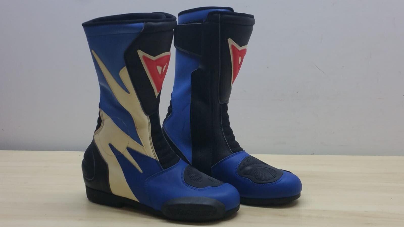 dainese stivale da moto in pelle dainese donna tst-f bianco blu nero tg. 38 32 - foto 1