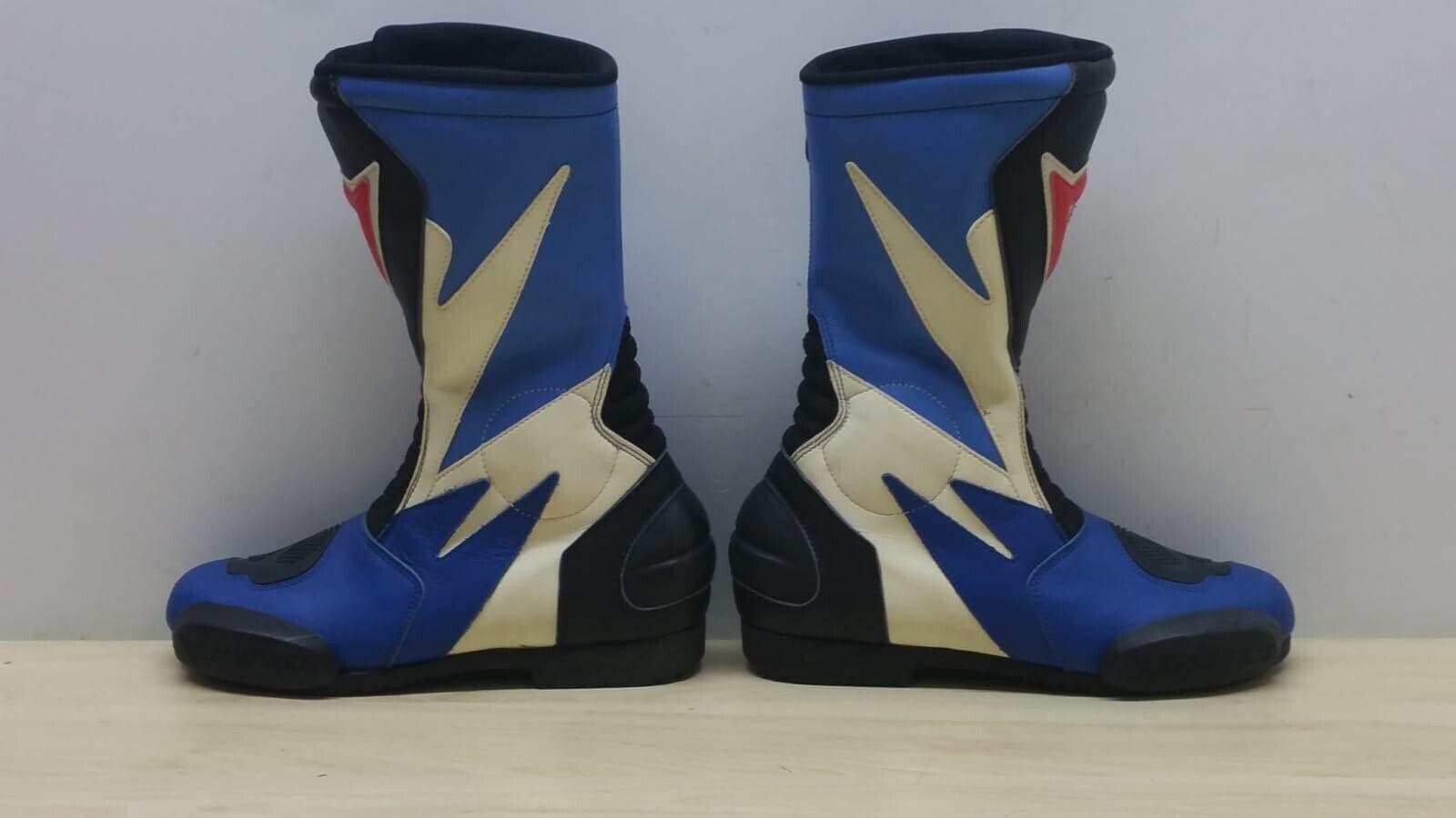 dainese stivale da moto in pelle dainese donna tst-f bianco blu nero tg. 38 32 - foto 6