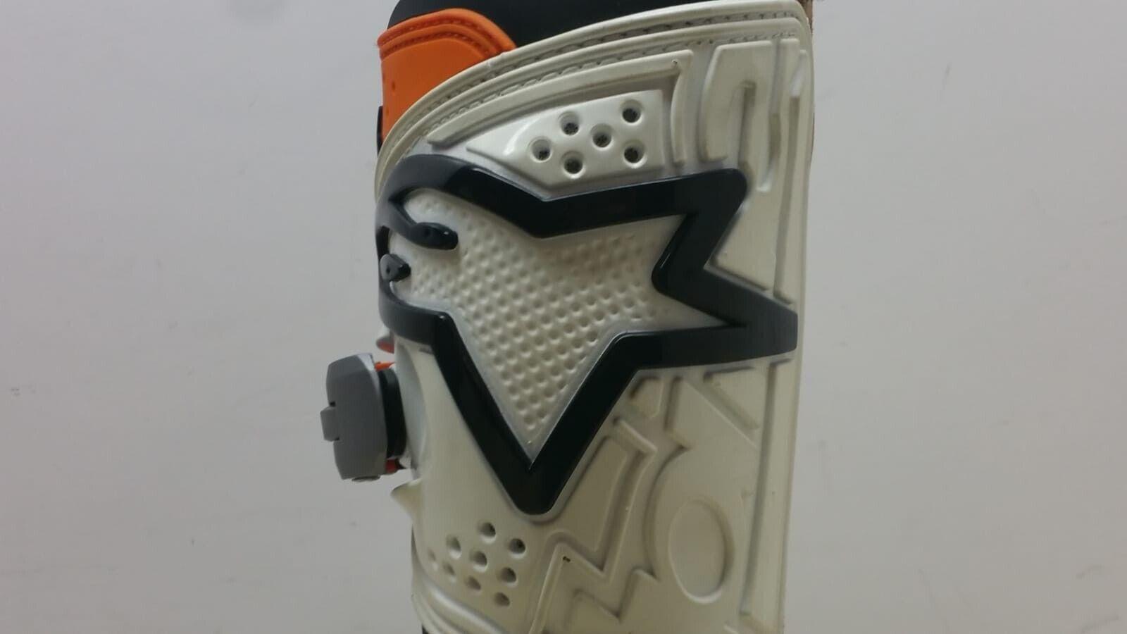 ktm stivale da moto cross enduro tech ktm boot white bianco arancio tg. 39 34 - foto 3