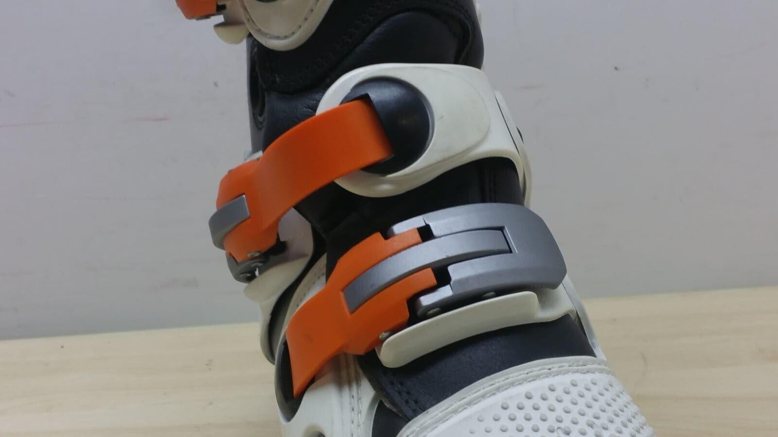 ktm stivale da moto cross enduro tech ktm boot white bianco arancio tg. 39 34 - foto 4