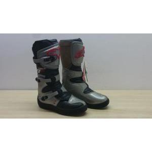Stivale da moto cross enduro  tech 4-s silver grigio nero tg. 38 40