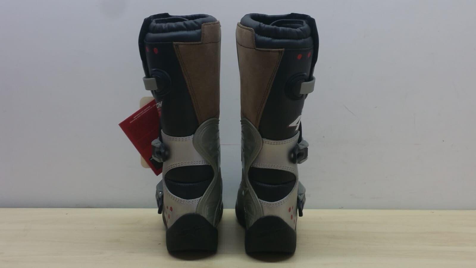 alpinestars stivale da moto cross enduro alpinestars tech 4-s silver grigio nero tg. 38 40 - foto 5