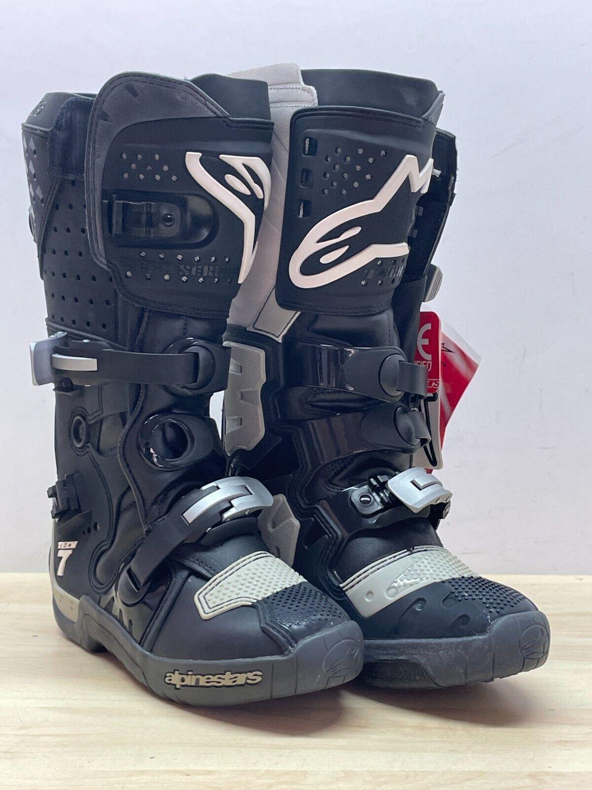 alpinestars stivale da moto cross enduro alpinestars tech 7 bianco white nero tg. 42 42 - foto 1