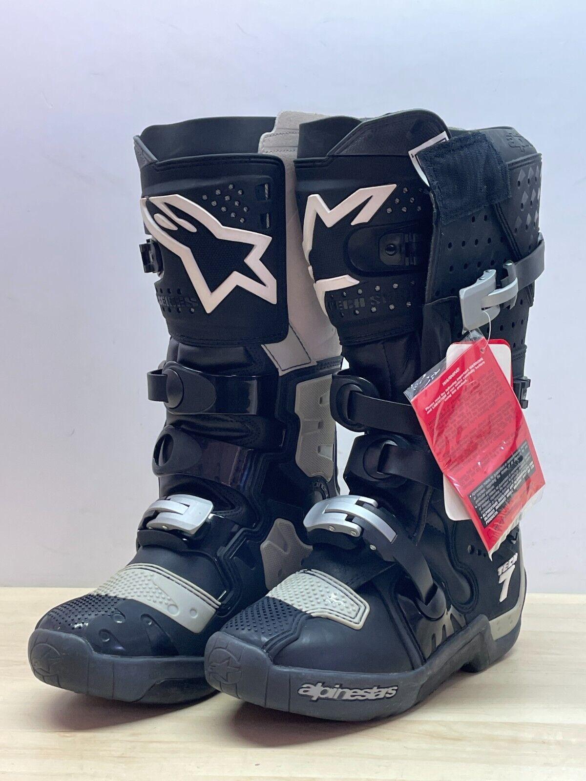 alpinestars stivale da moto cross enduro alpinestars tech 7 bianco white nero tg. 42 42 - foto 3
