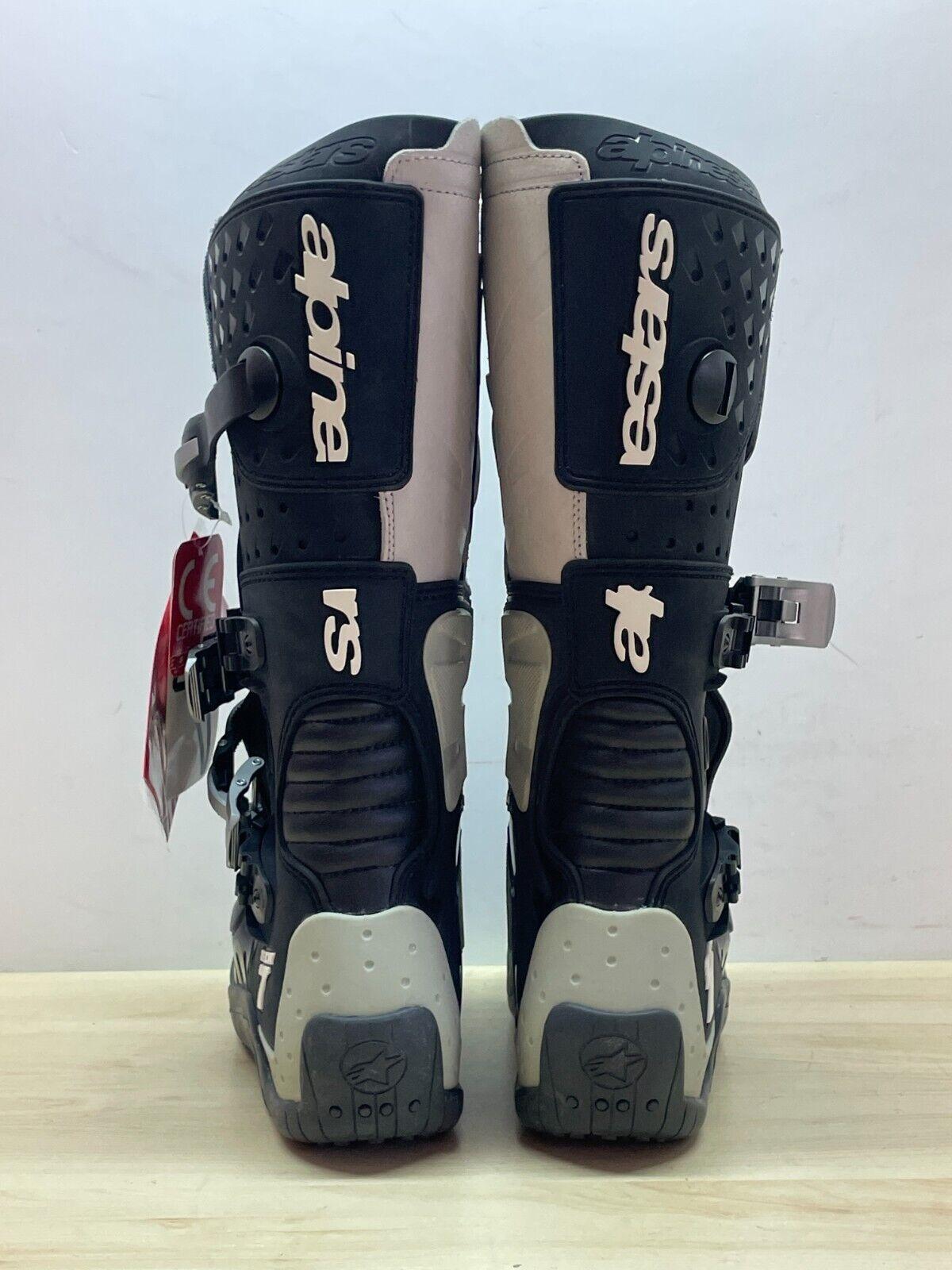 alpinestars stivale da moto cross enduro alpinestars tech 7 bianco white nero tg. 42 42 - foto 5