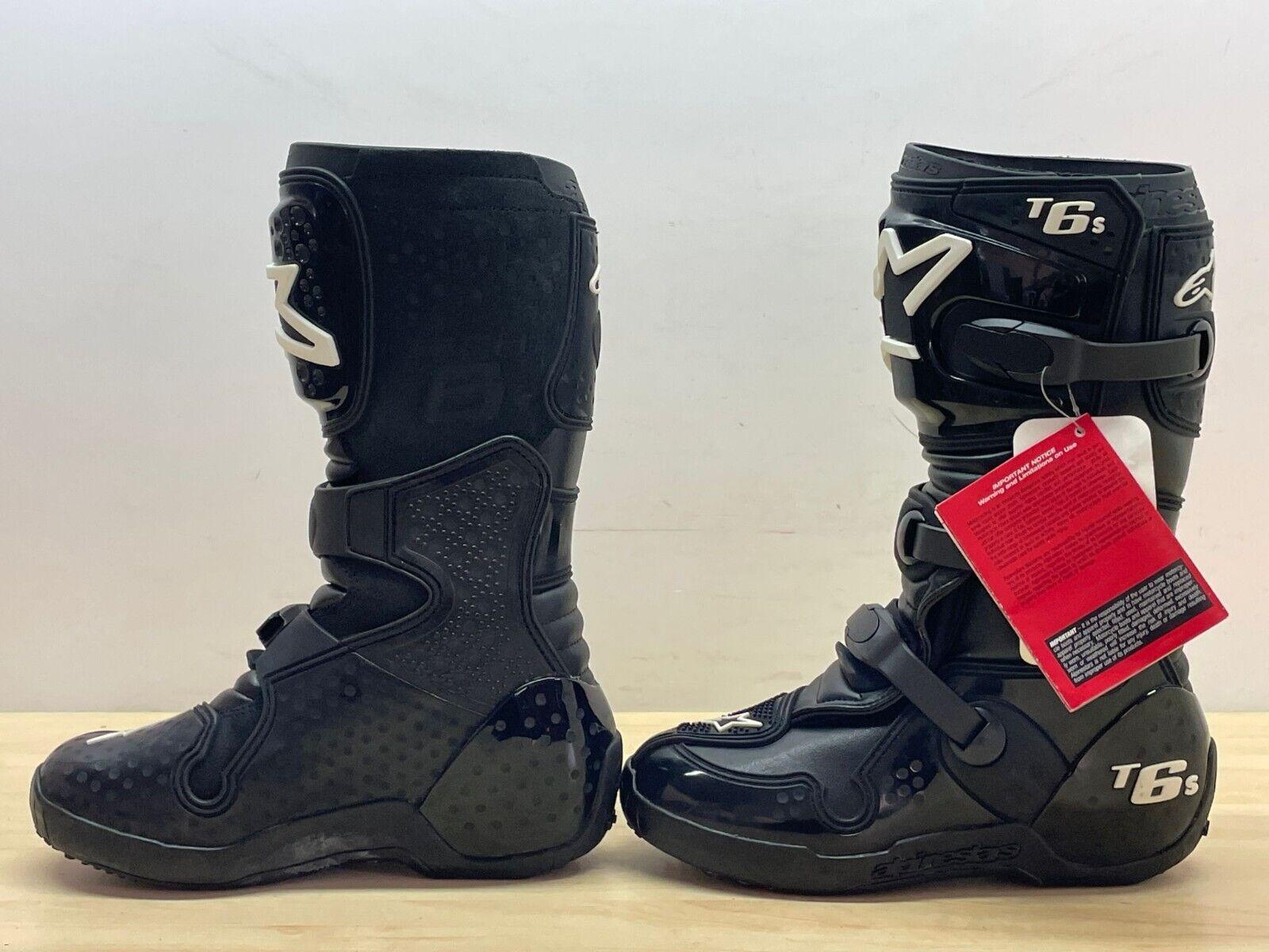 alpinestars stivale da moto cross enduro alpinestars tech 6-s black neri tg 38 41 - foto 4