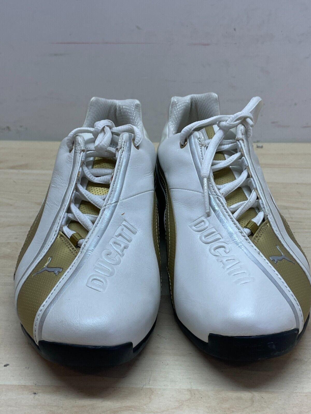 ducati scarpe in pelle originali ducati borgo panigale gold - white puma tg. 40 - foto 2