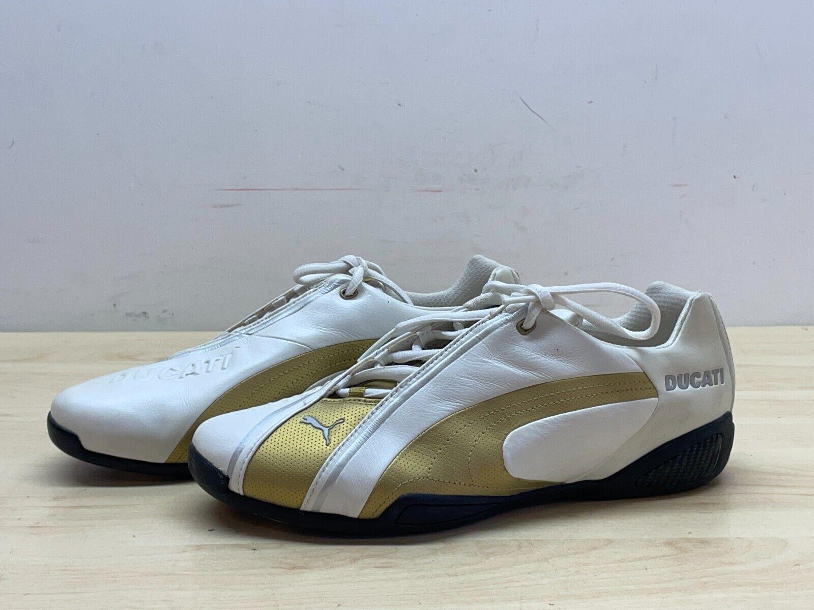 ducati scarpe in pelle originali ducati borgo panigale gold - white puma tg. 40 - foto 3
