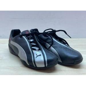 Scarpe in pelle originali  borgo panigale black - silver puma tg. 37