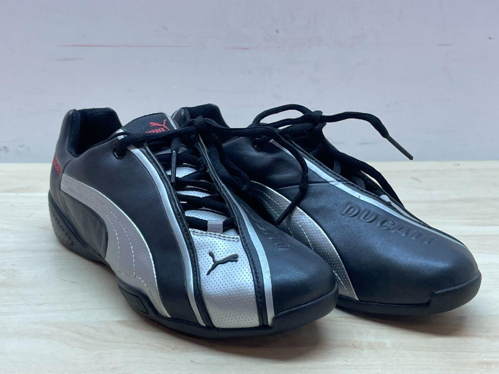 ducati scarpe in pelle originali ducati borgo panigale black - silver puma tg. 37 - foto 1