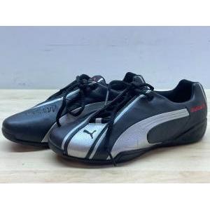 Scarpe in pelle originali  borgo panigale black - silver puma tg. 37