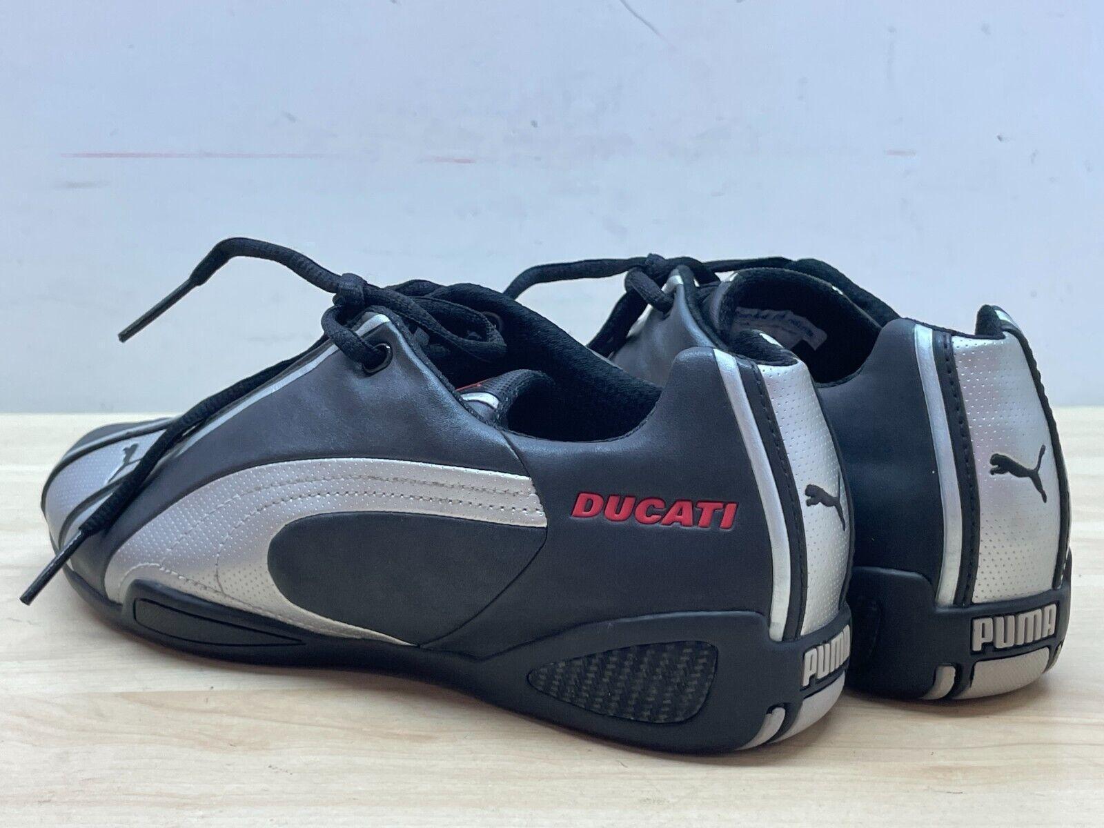 ducati scarpe in pelle originali ducati borgo panigale black - silver puma tg. 37 - foto 3