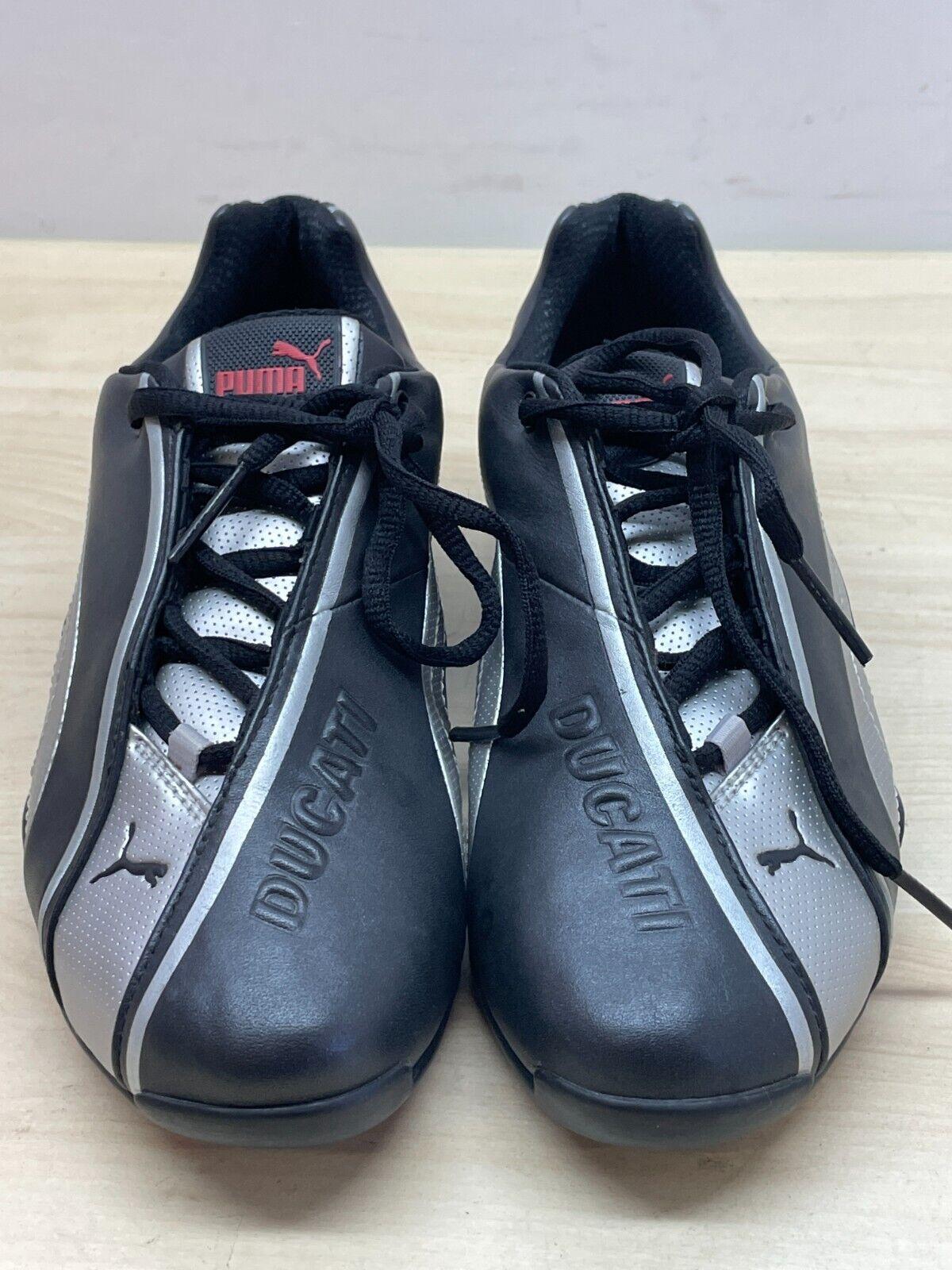 ducati scarpe in pelle originali ducati borgo panigale black - silver puma tg. 37 - foto 4