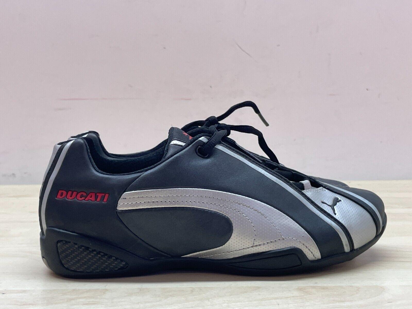 ducati scarpe in pelle originali ducati borgo panigale black - silver puma tg. 37 - foto 6