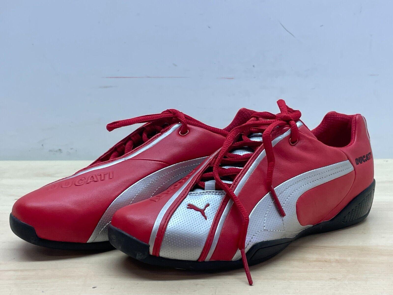 ducati scarpe in pelle originali ducati borgo panigale red - silver puma tg. 39 - foto 3